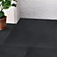 Large Heavy Duty Non Slip Rubber Flooring Mat 1M X 1M 15mm Thick for Factory, Gym, Laboratory, Garage