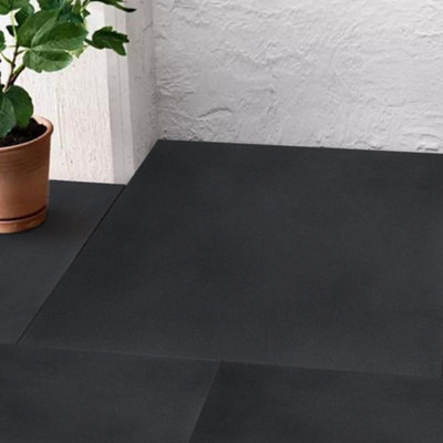 Large Heavy Duty Non Slip Rubber Flooring Mat 1M X 1M 15mm Thick for Factory, Gym, Laboratory, Garage
