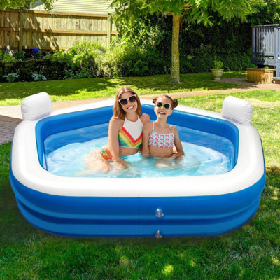 Lounge inflatable hot sale pool