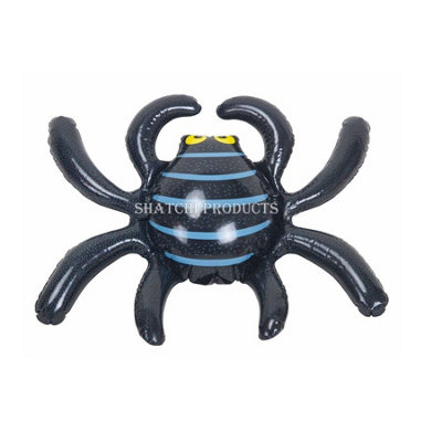 Large Inflatable Spider 46 x 36cm Halloween Decoration Party Scary Spooky Black