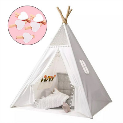Cubby House Teepee Tent Big W Yellow Kids Play Tent Indoor Teepee