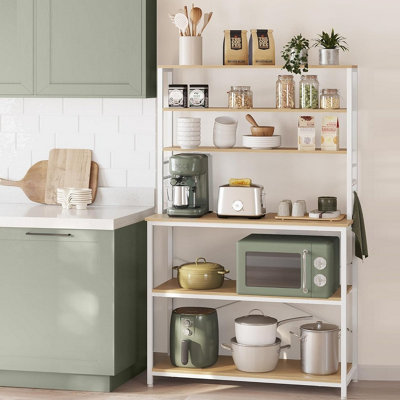 Large Kitchen Storage Rack, Coffee Bar Organizer, Baker's Stand with ...
