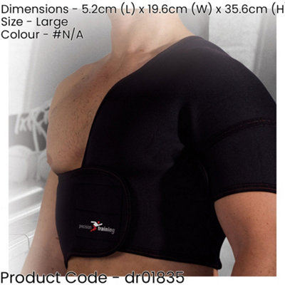LARGE Left Side Half Shoulder Support - Dislocation Rheumatic Relief ...