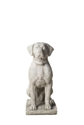 Large Life-size Hunting Dog Stone garden ornament