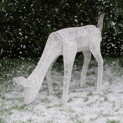 Large Light Up Grazing Doe Reindeer
