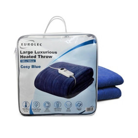 Large Luxurious Electric Heated Throw Blanket