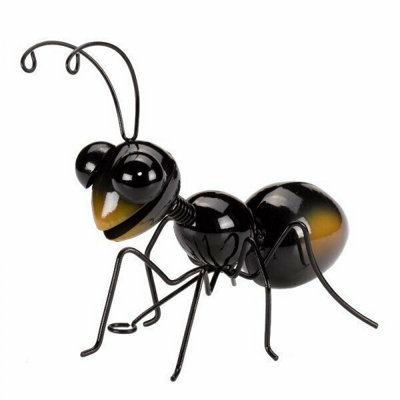 Large Metal Ant Ornament Outdoor Garden Figure Novelty Animal Insect Statue Wall