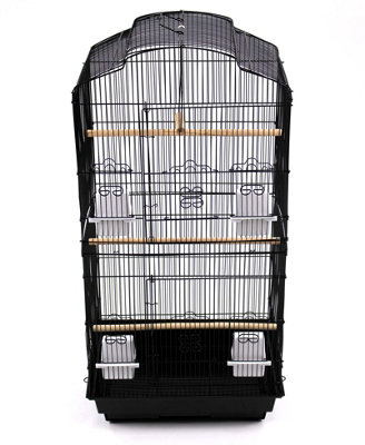 Large Metal Bird Cage Black With Swing Price Comparisons | Compare The Build