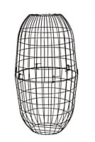 Large Metal Bird Feeder Squirrel Proof Blocking Protection Guard Wire Cage