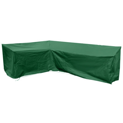 Large Modular L Shape Sofa Cover in Green