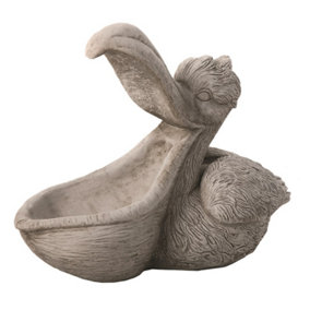 Large  open-mouthed Pelican Garden Ornament