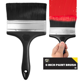 Large Paint Brush 5 Inch, Ideal Fence Brush, Masonry Paint Brush, Plastering Brush, Wallpaper Brush, Emulsion Brush, Pasting Brush