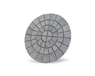 Large Patio Circle Kit 'The Gawsworth' Weathered Moss 2.56m Diameter
