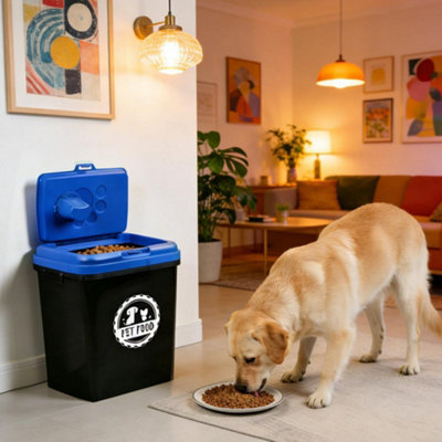 Large Pet Food Storage Bin 40 Litre Airtight Dry Food Container