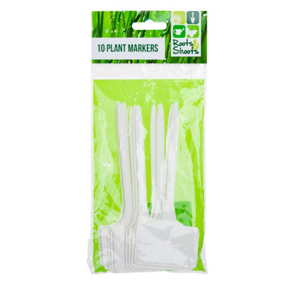Large Plastic Plant Markers (10 Pack) - Roots & Shoots