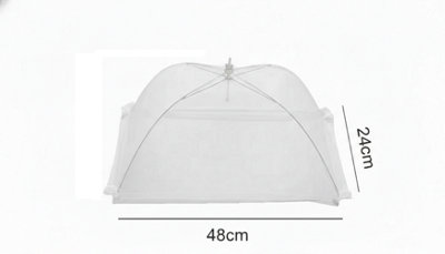 Large Pop-Up Mesh Food Cover - Collapsible Fly Net
