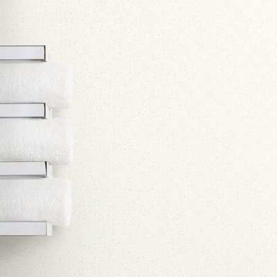 Large PVC WidePanel White Diamond Tongue & Groove Waterproof Shower ...