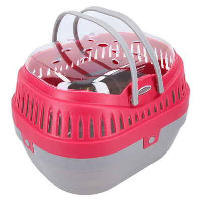 Large Red Small Animal Guinea Pig Rat Degus Pod Carrier Travel Cleaning ...
