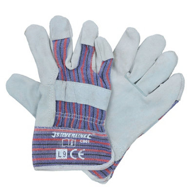 Large Rigger Work Wear Gloves Gardening Construction hand Protection 10 ...