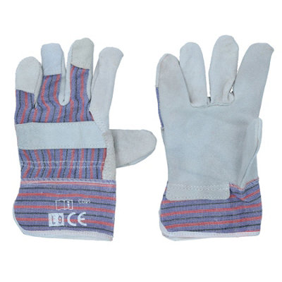 Large Rigger Work Wear Gloves Gardening Construction hand Protection 10 ...