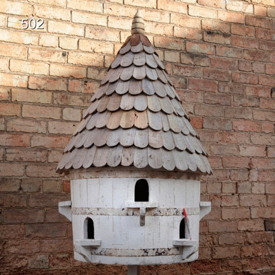 Large Round Dovecote Birdhouse (Large Hole) Framlingham Rustic English