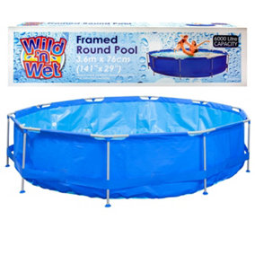 Large Round Pool Frame 3.6m - Wild 'n Wet - Framed Pool