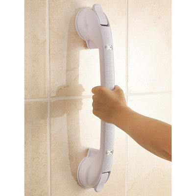 Large Safety Handle for Showers & Baths - Suction Mounted Secure Anti ...