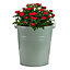 Large Sage Green Indoor Outdoor Garden Bucket Planter Pot