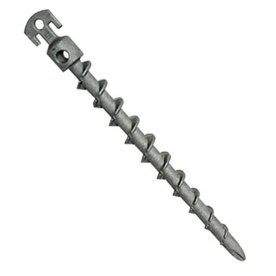 Large Screw in Tent Pegs 18cm Heavy Duty Screw in Tent Peg Ideal For Hard, Shale, Rock & Firm Ground Surfaces Secure Tent, gazebo