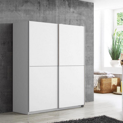 White panelled deals wardrobe