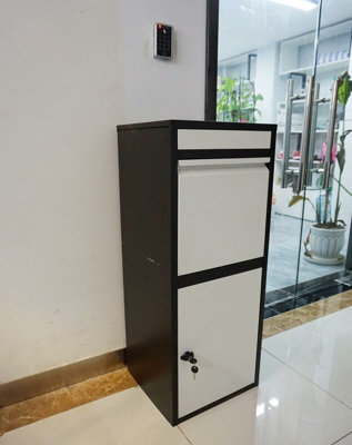 Large Smart Parcel Box Lockable Package Delivery Letter Post Storage Drop Box