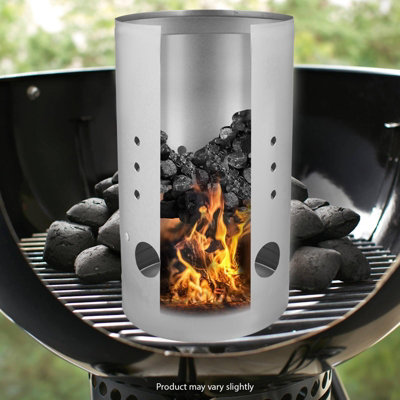 Charcoal grill starter chimney best sale