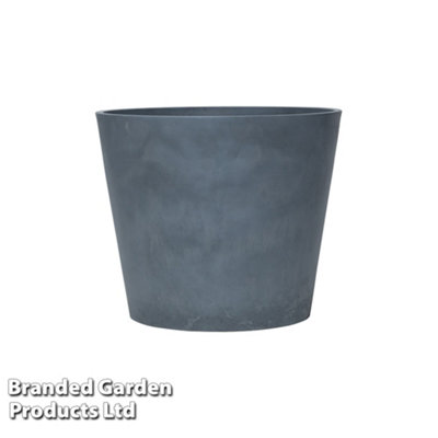 Large Stone Effect Planter Garden Patio 30.5cm Plastic (x2)