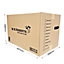 Large Strong Cardboard House Moving packing boxes for moving house, Removal Packing boxes with handholes and Room List(Pack of 10)