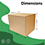 Large Strong Cardboard Moving Boxes Heavy Duty Double Wall Boxes (L61cm x W45cm x H45cm) - Pack of 20