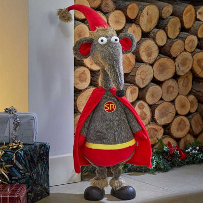 Large Super Rat Christmas Decoration