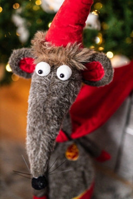 Large Super Rat Christmas Decoration
