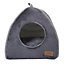 Large Triangular Pet Bed Dog Cat Bed with Soft Plush