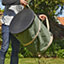 Large Ultra Spring Bin 100L - Reusable & Collapsible Hardwearing Home or Garden Waste Bag with Carry Handles - H60 x 48cm Dia