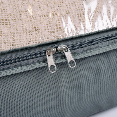 Large Underbed Storage Bags 2 Pack Clothes Shoes Organiser