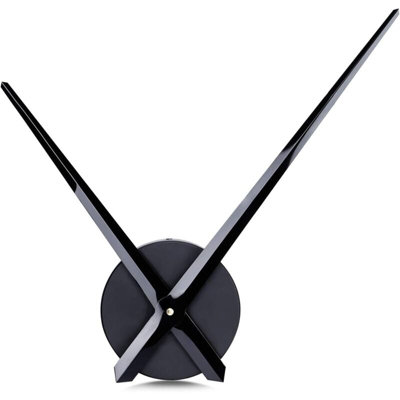 Large Wall Clock Needles 31.5Cm Simple Black No Number Diy Frameless ...