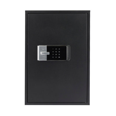 Large Wall Mounted Keyless Key Cabinet Digital Touch Pad 80 Keys USB Emergency