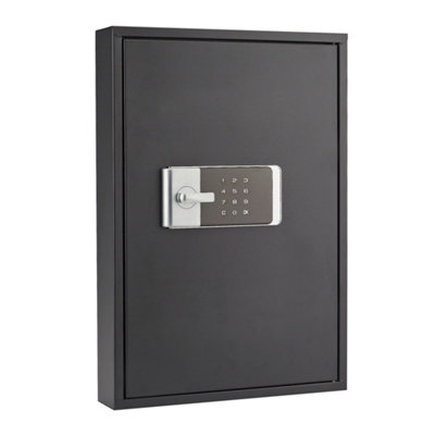 Large Wall Mounted Keyless Key Cabinet Digital Touch Pad 80 Keys USB ...