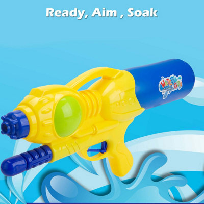 Large Water Gun Pistol Guns Adults Kids Outdoor Yellow