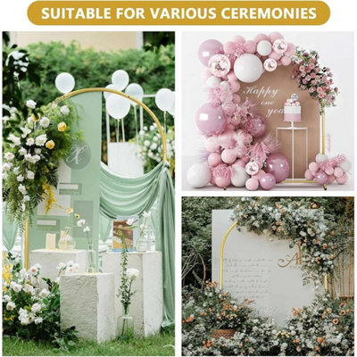Large Wedding Arch Door Backdrop Stand Flower Display Frame Metal Rack ...