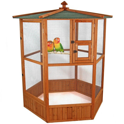 Large Wooden Aviary Bird House