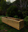 Large Wooden Garden Planter Trough Outdoor Veg Pot Boxes 900mm wide