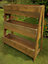 Large Wooden Ladder Planter Plant Garden Herb Raised Vertical Stepped Tiered 920mm Wide