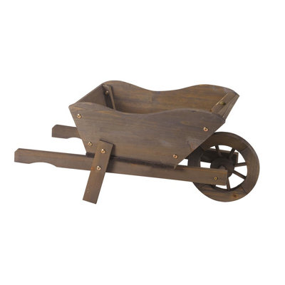 Antique deals wooden wheelbarrow