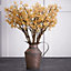 Large Zinc Jug - Rustic Vintage Style Bronze Coloured Vase for Artificial Flower Stem Bouquet Arrangements - Measures 28 x 20cm